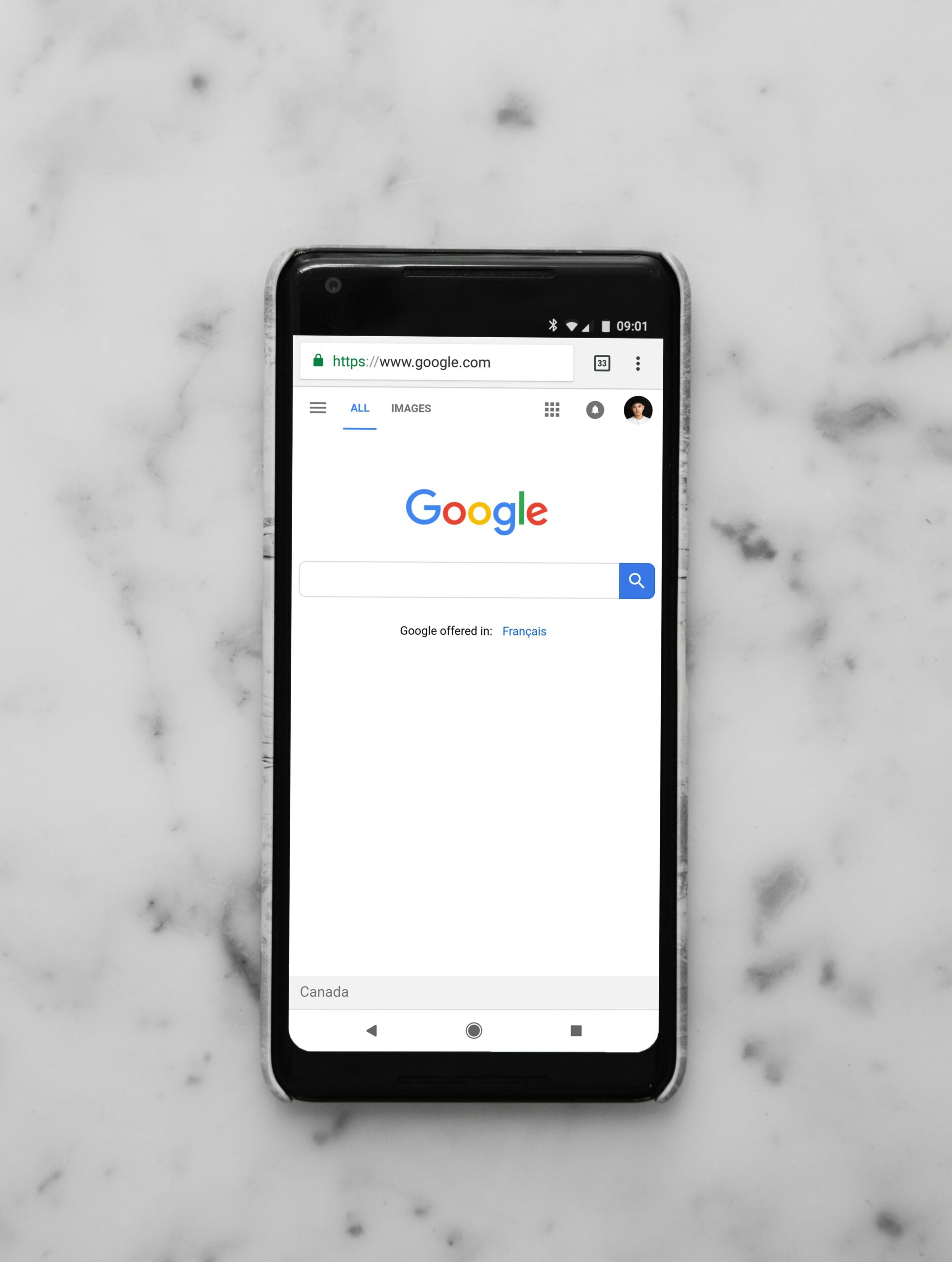 phone with google home page loaded - google my business optimization for entrepreneurs