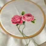 roses on cross stitch | marketing consulting for small business